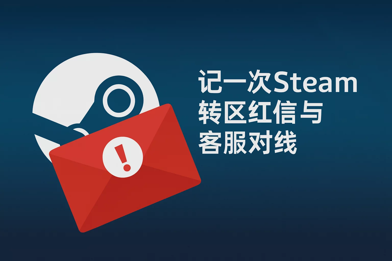 记一次Steam转区红信与客服对线